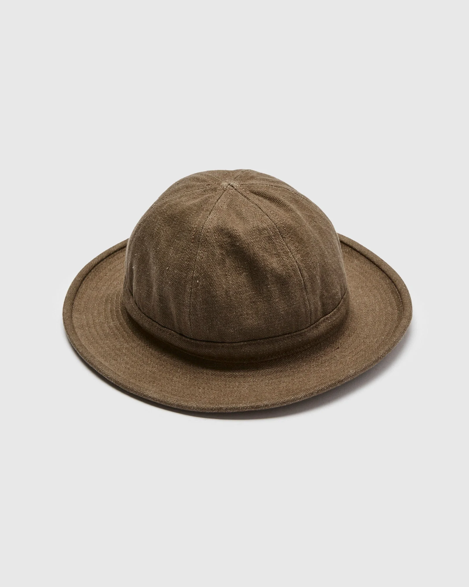 MIL Hat in Brown Denim - 1