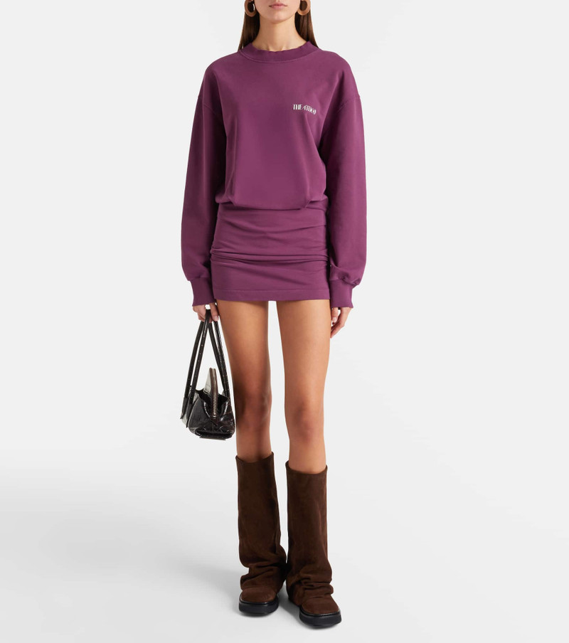 THE ATTICO Robin suede knee-high boots outlook