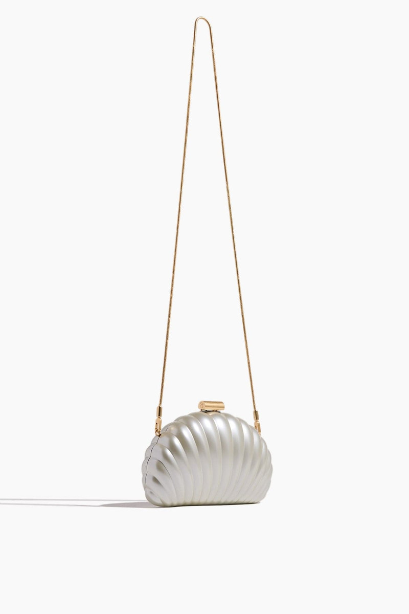 Monet Pearlized Shell Clutch in Ivory (TS) 4