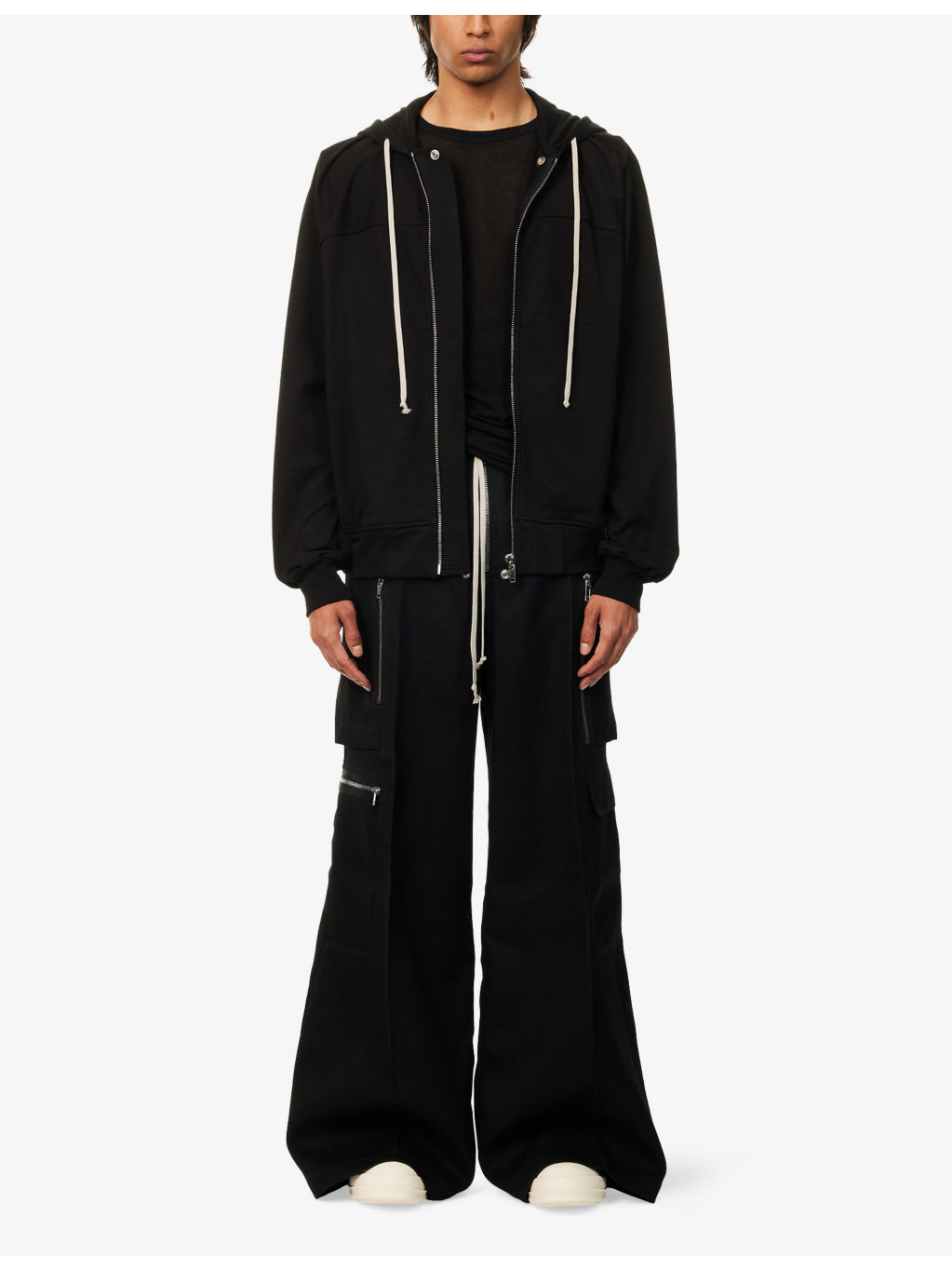 Windbreaker Relaxed-Fit Cotton-Jersey Hoodie - 2
