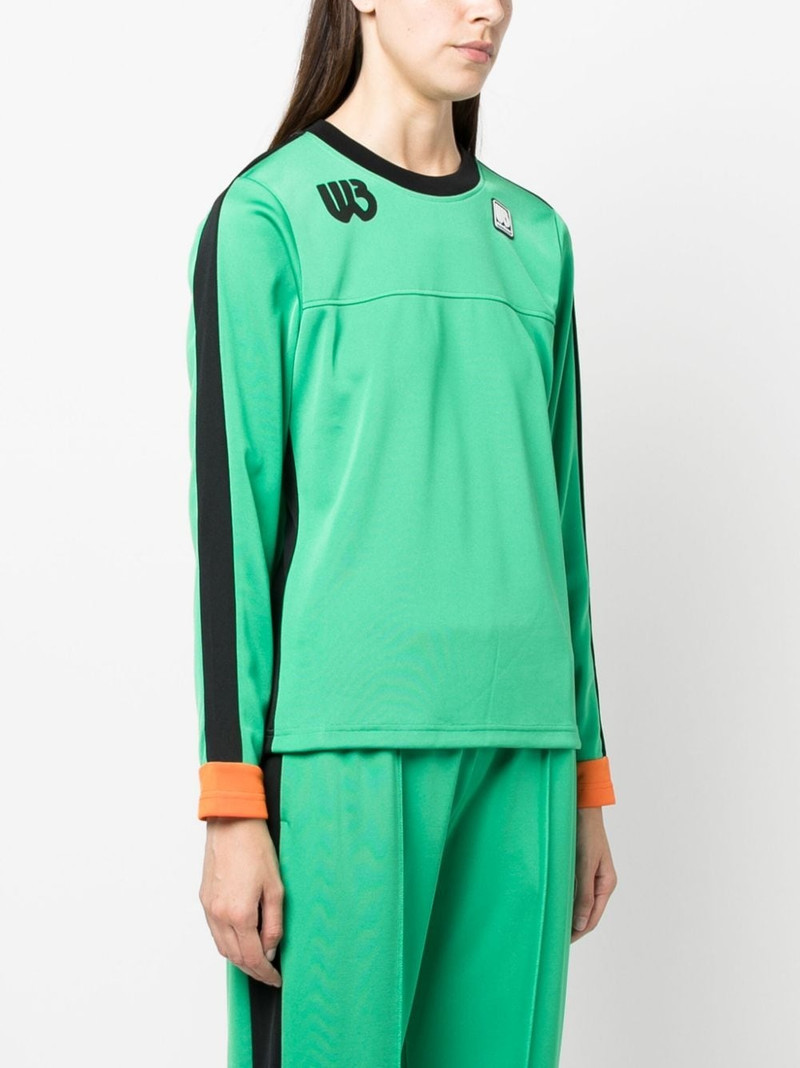 logo-patch organic-cotton sweatshirt 3