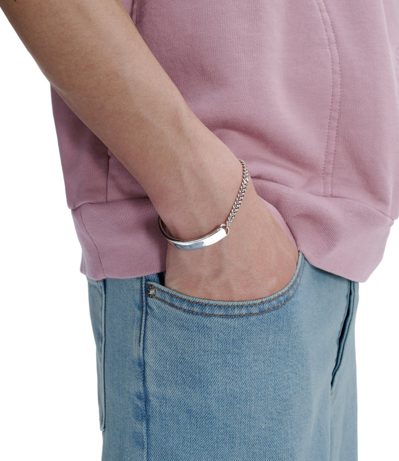 A.P.C. Darwin thin curb chain bracelet outlook
