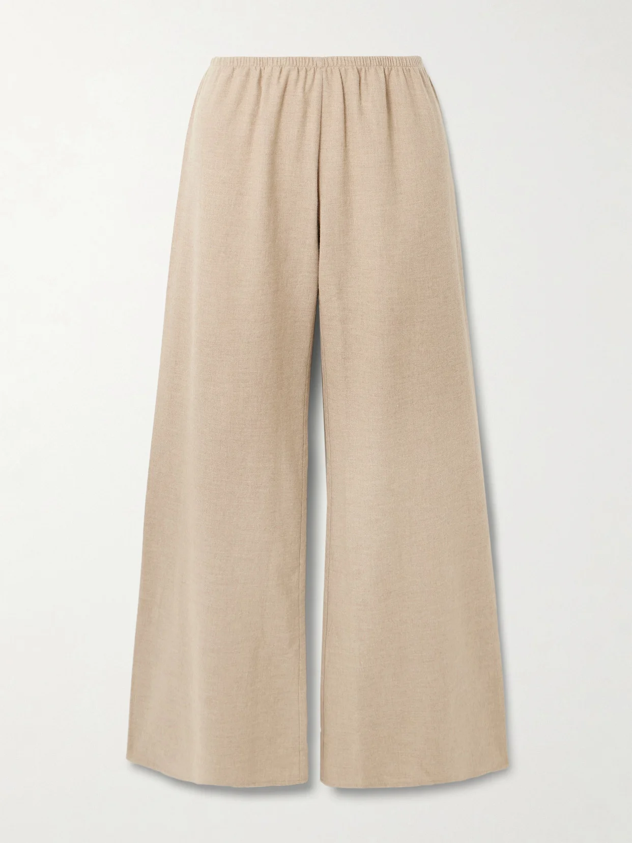 Colby Cotton-flannel Wide-leg Pants - 1