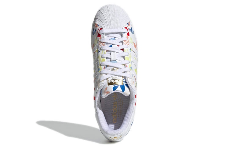 adidas Superstar 'Allover Trefoil - White Multi' H00183 - 5