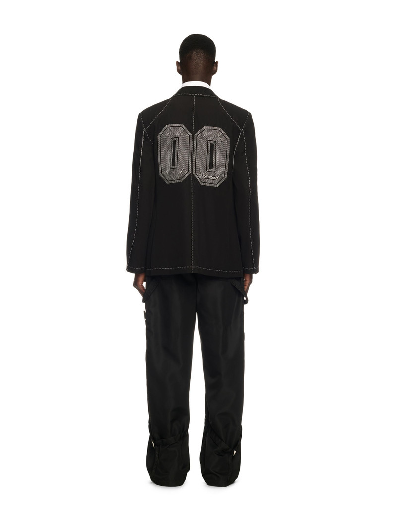 Black 00 Wool Blazer 4