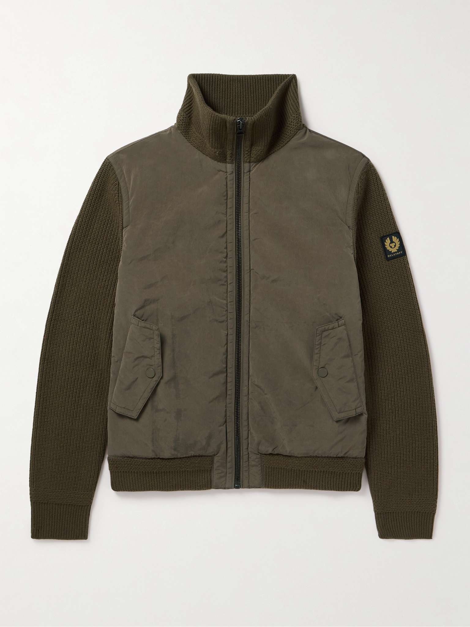 Ward Logo-Appliquéd Ripstop and Wool Jacket - 1