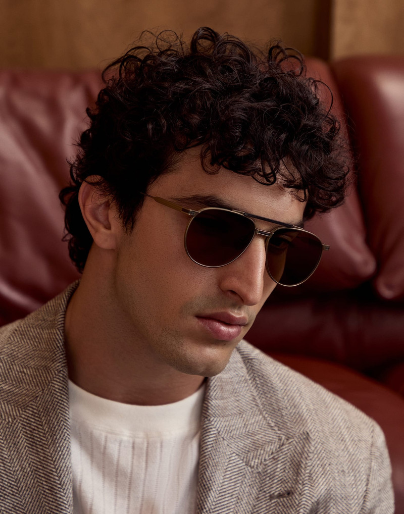 Aviator titanium sunglasses 4