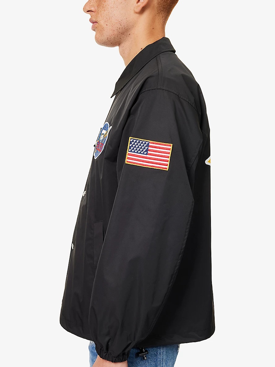 Moon Coach welt-pockets relaxed-fit shell jacket - 6