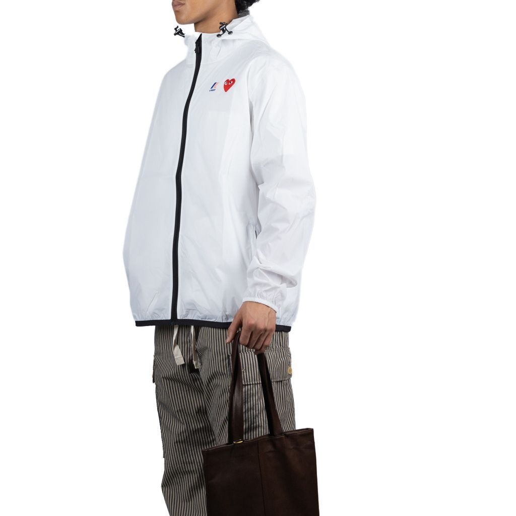 COMME des GARCONS PLAY x K-WAY Jacket Full Zip 'White' P1J501-WHITE - 6