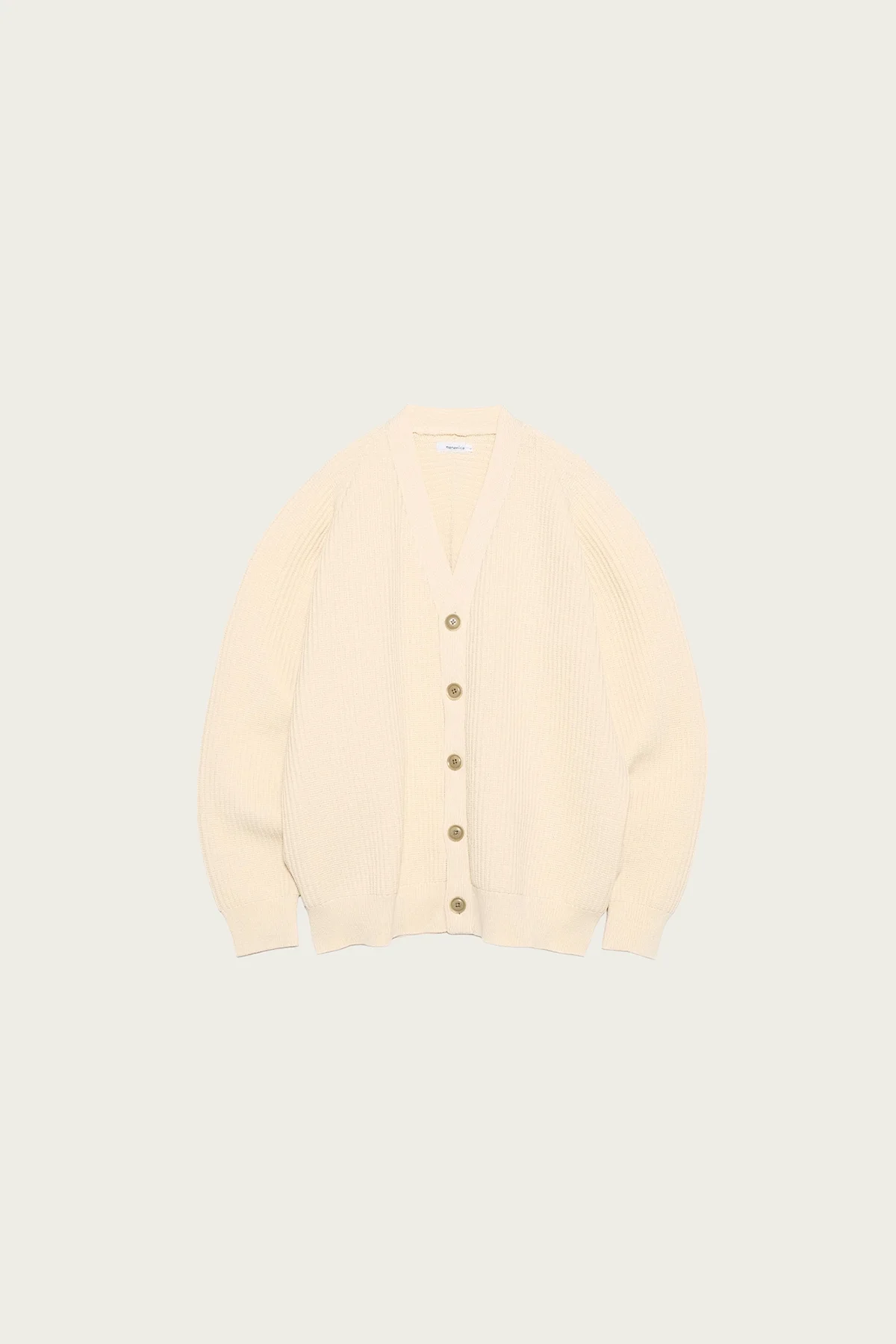 5G Knit Cardigan - Ivory - 1