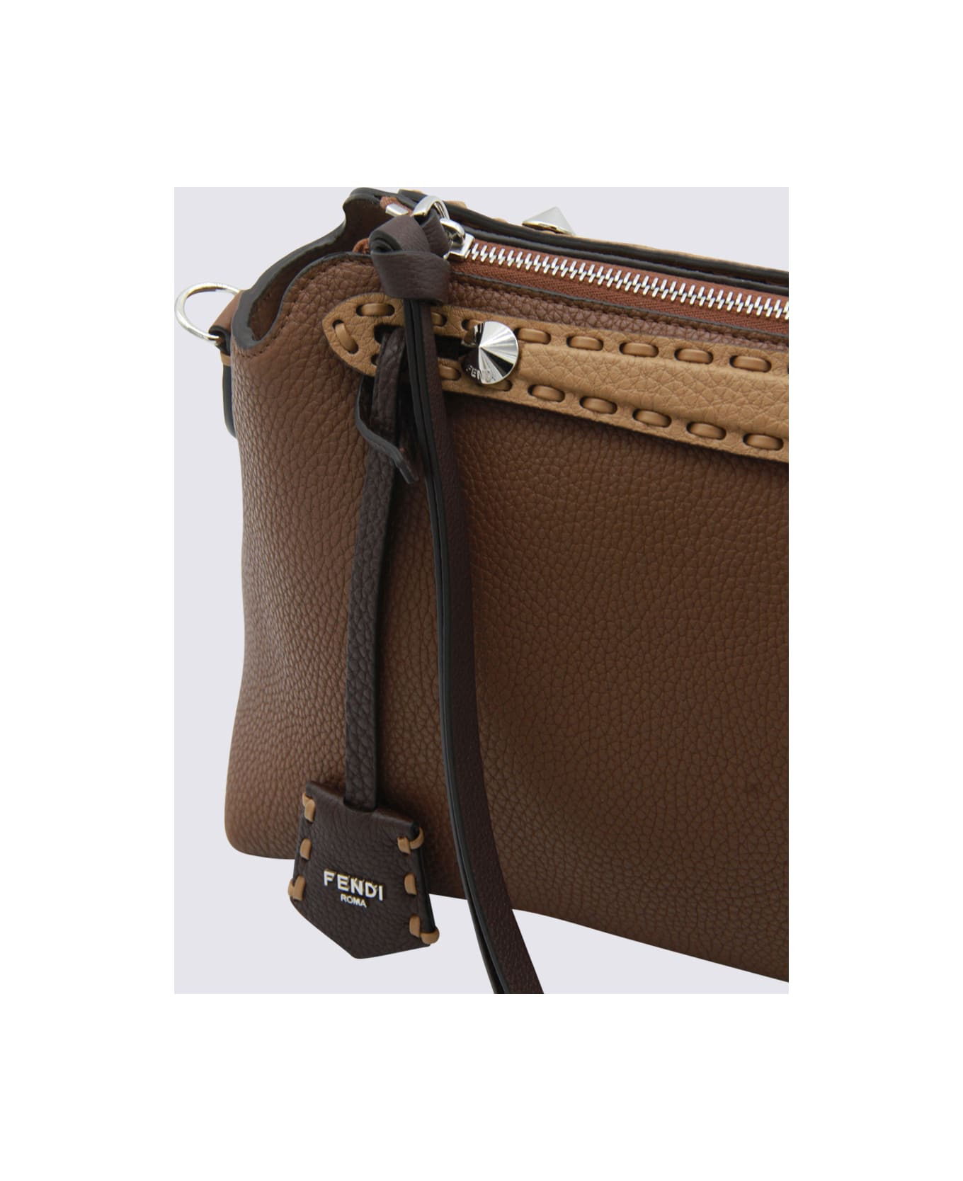 Brown Leather By The Way Medium To Handle Bag - 4
