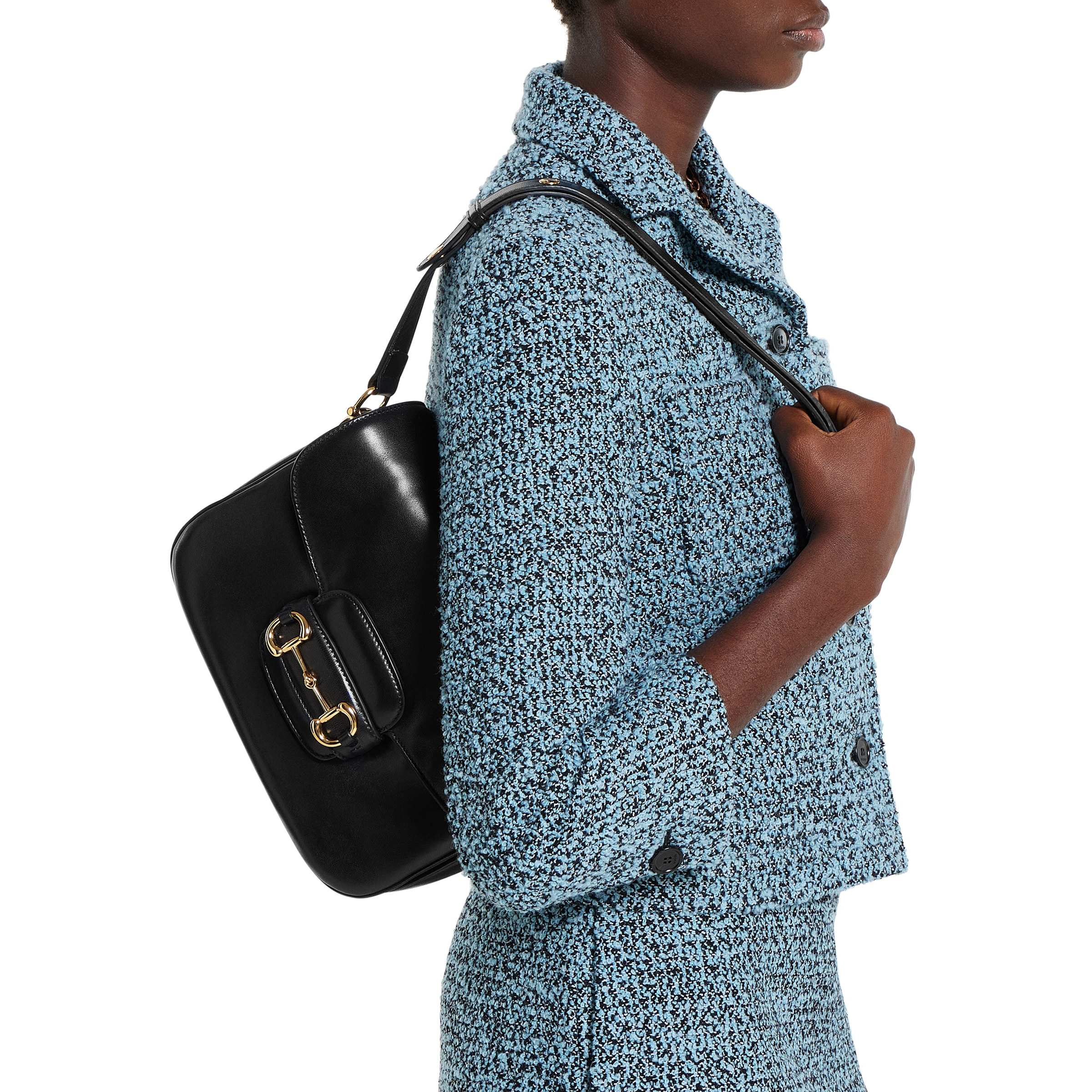 Gucci Horsebit 1955 Aura small shoulder bag - 3