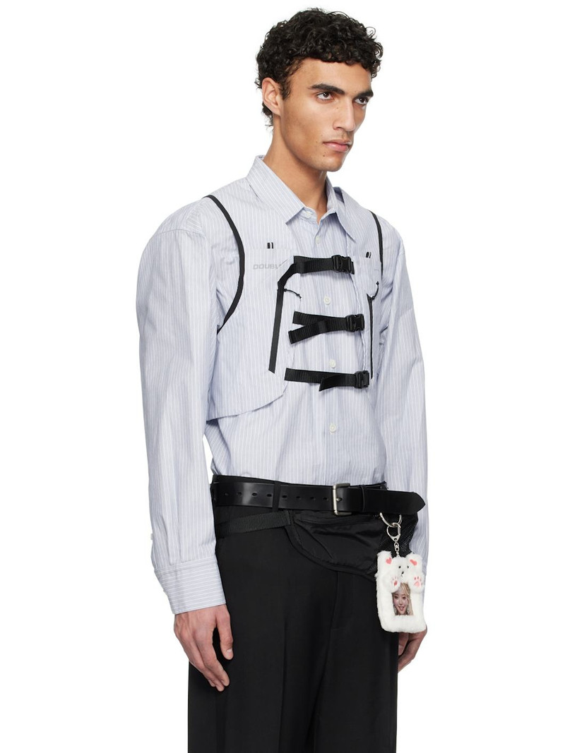 Blue & White Trail Vest Stripe Shirt 2