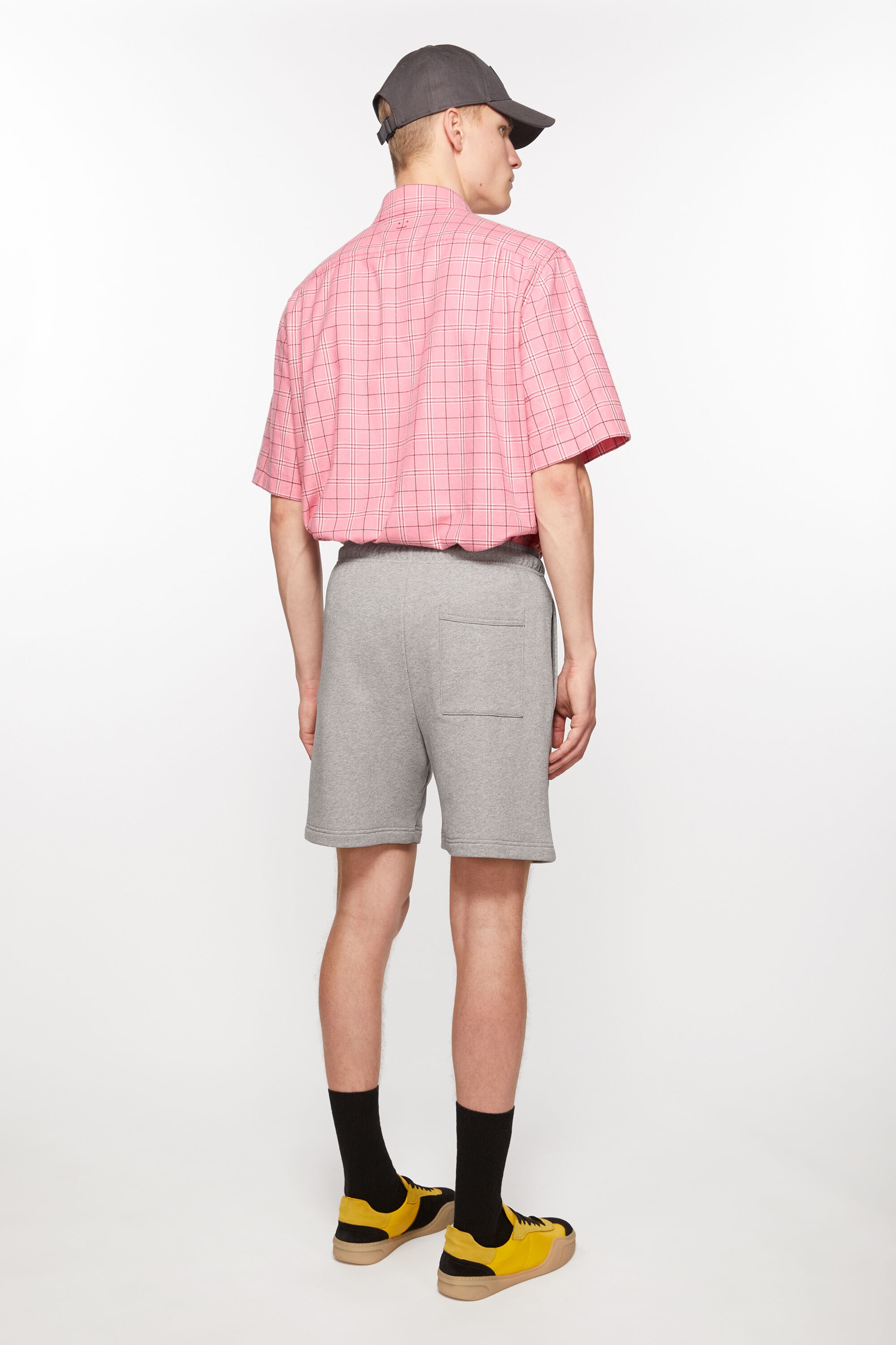 Fleece shorts - Light Grey Melange - 3