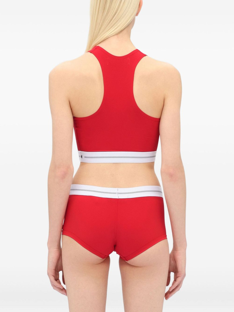 racerback logo-band tank top 5