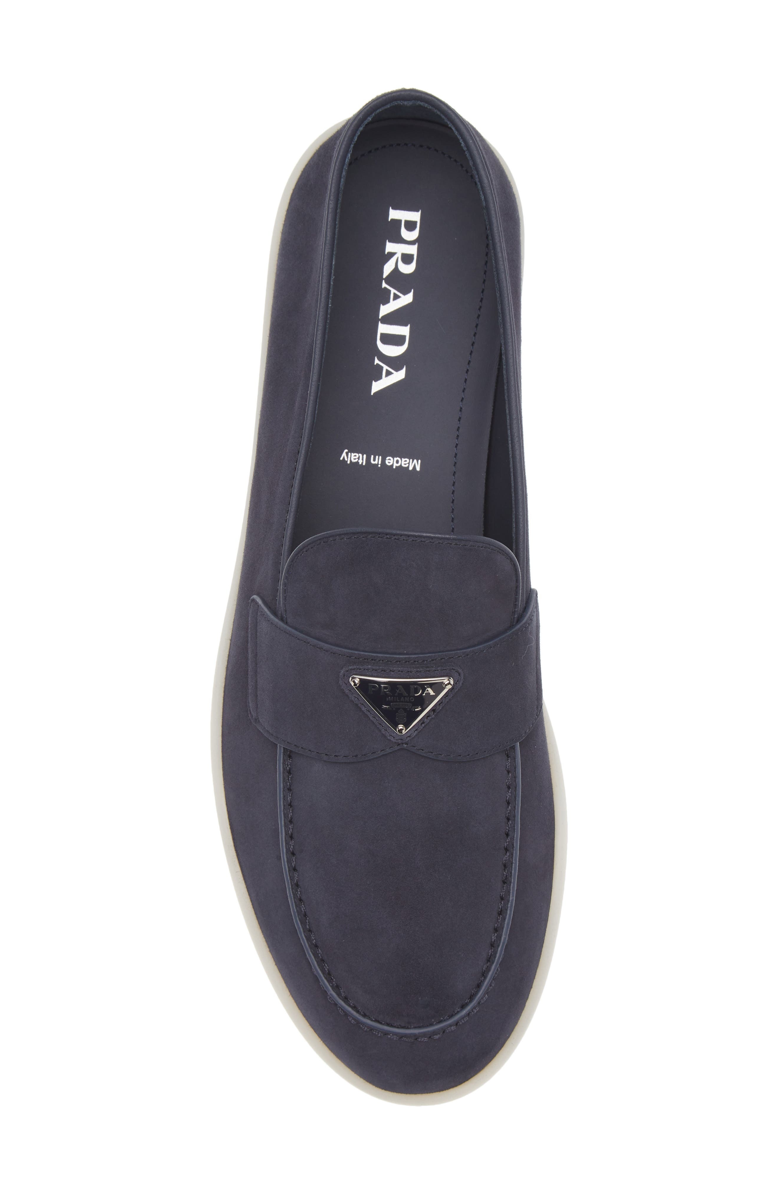 Prada St. Tropez Loafer in Bleu at Nordstrom - 5