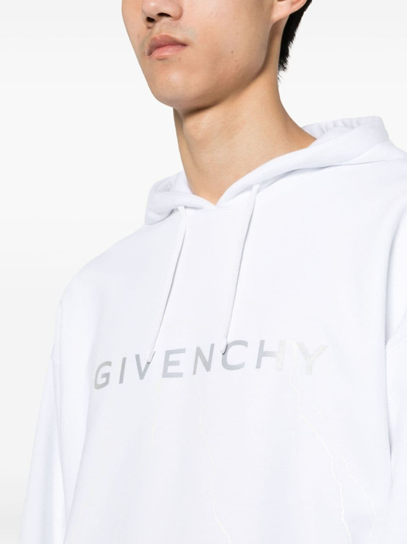 logo-print hoodie 5