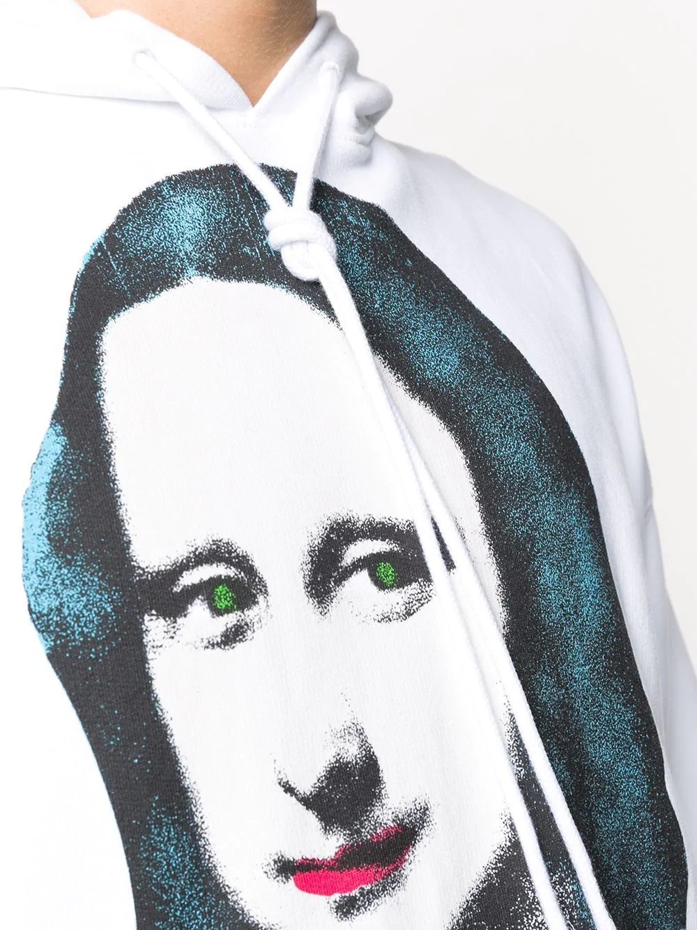 Mona Lisa print hoodie - 5