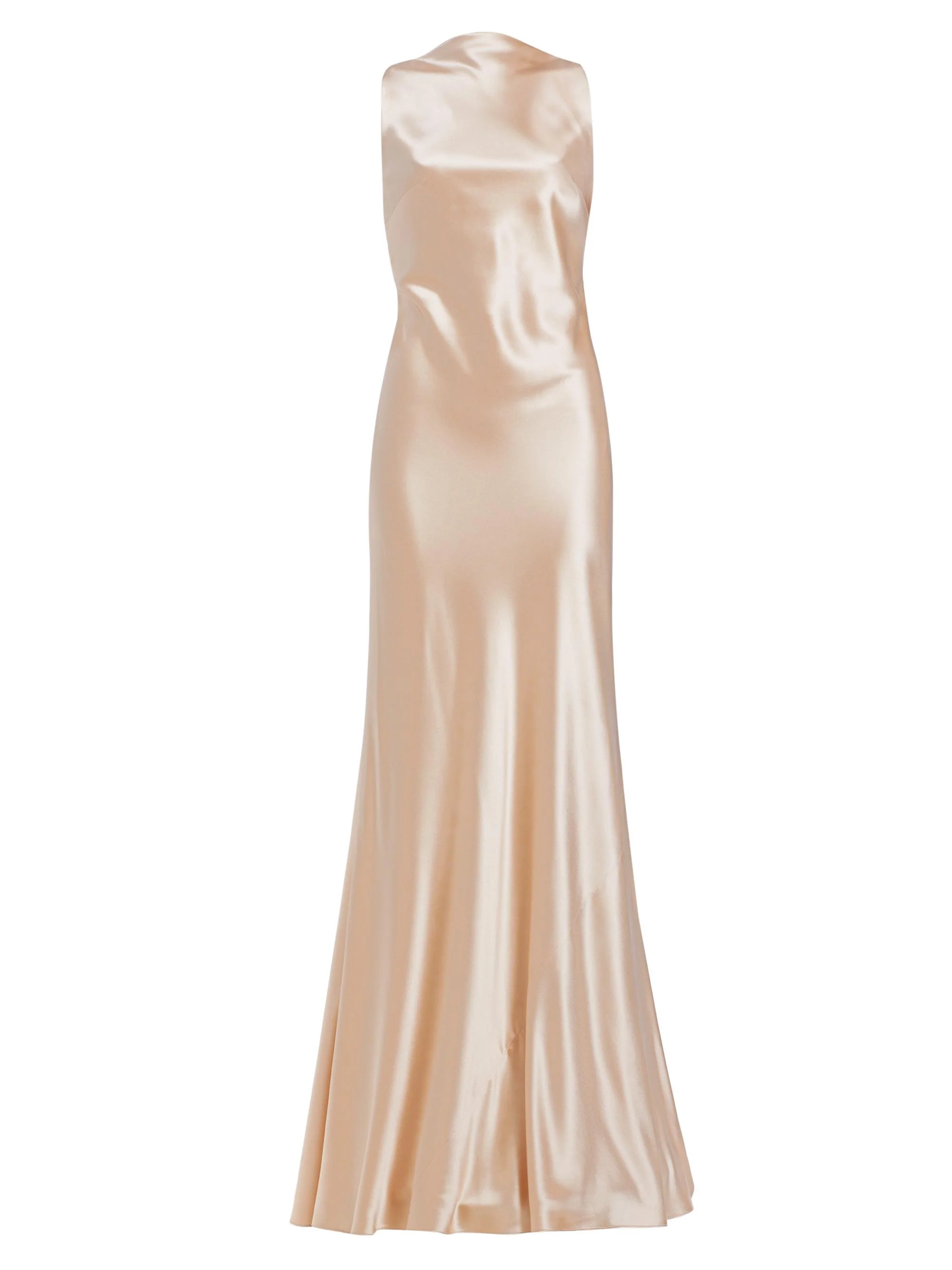 Women's Charlie Crepe Satin Gown - Dahlia - 1