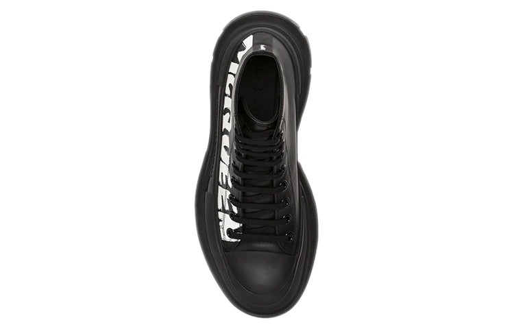 Alexander McQueen Ankle Boots 'Black White' 682422WIABD1070 - 5