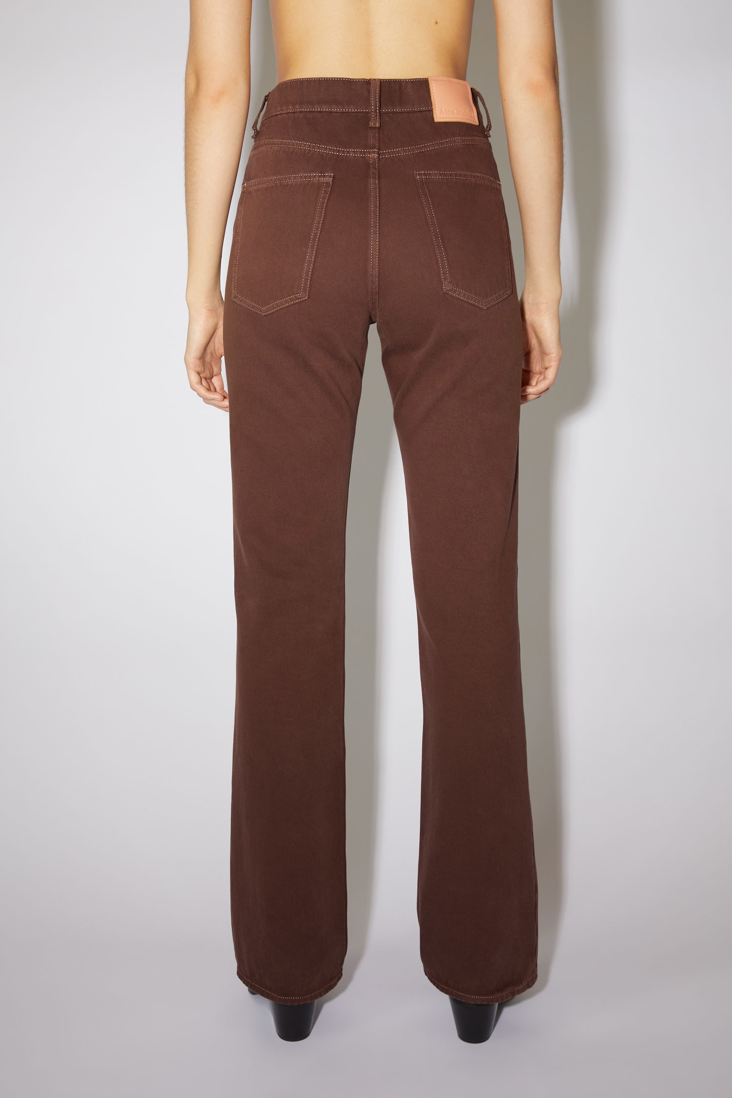 Bootcut fit jeans - Dark brown - 3