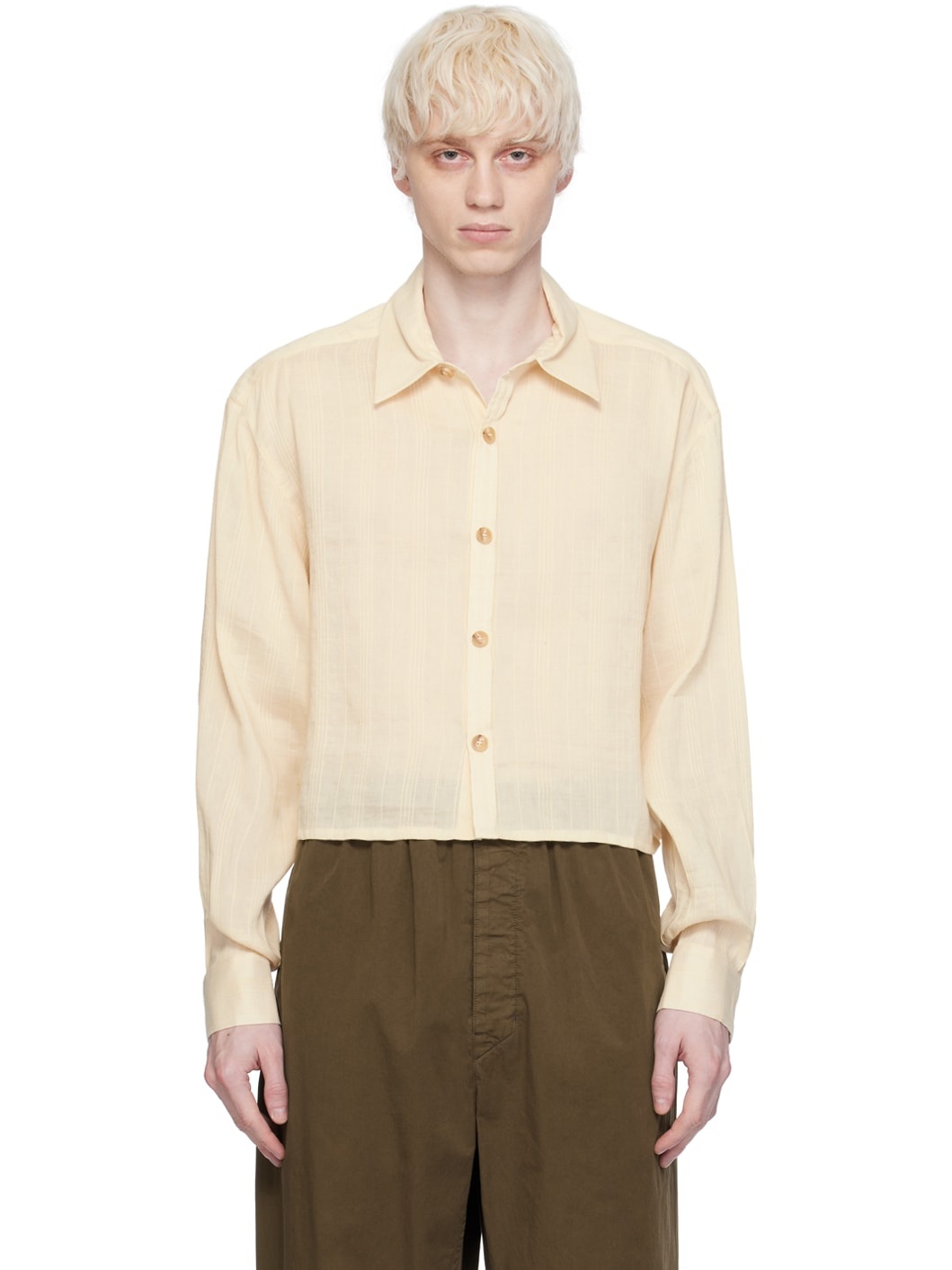 Off-White Buttoned Shirt - 1