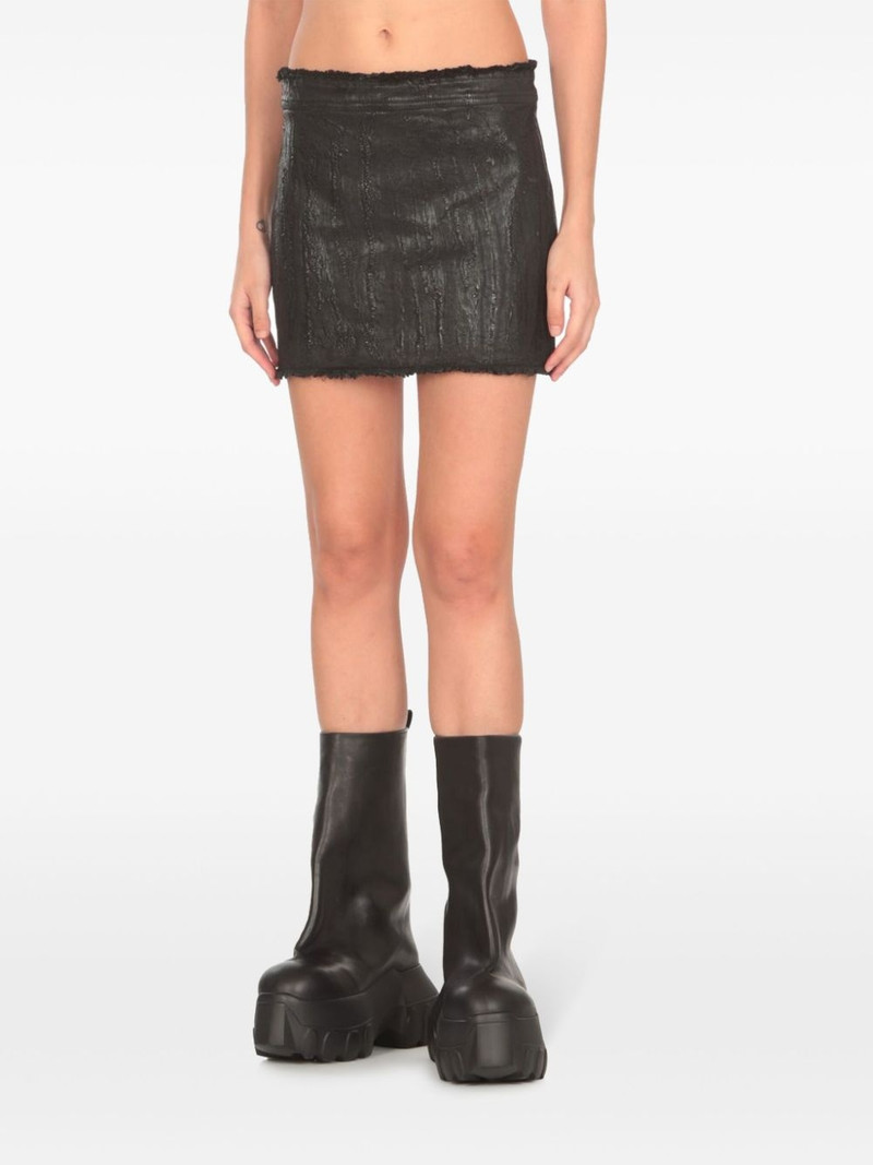 Rick Owens denim mini skirt outlook