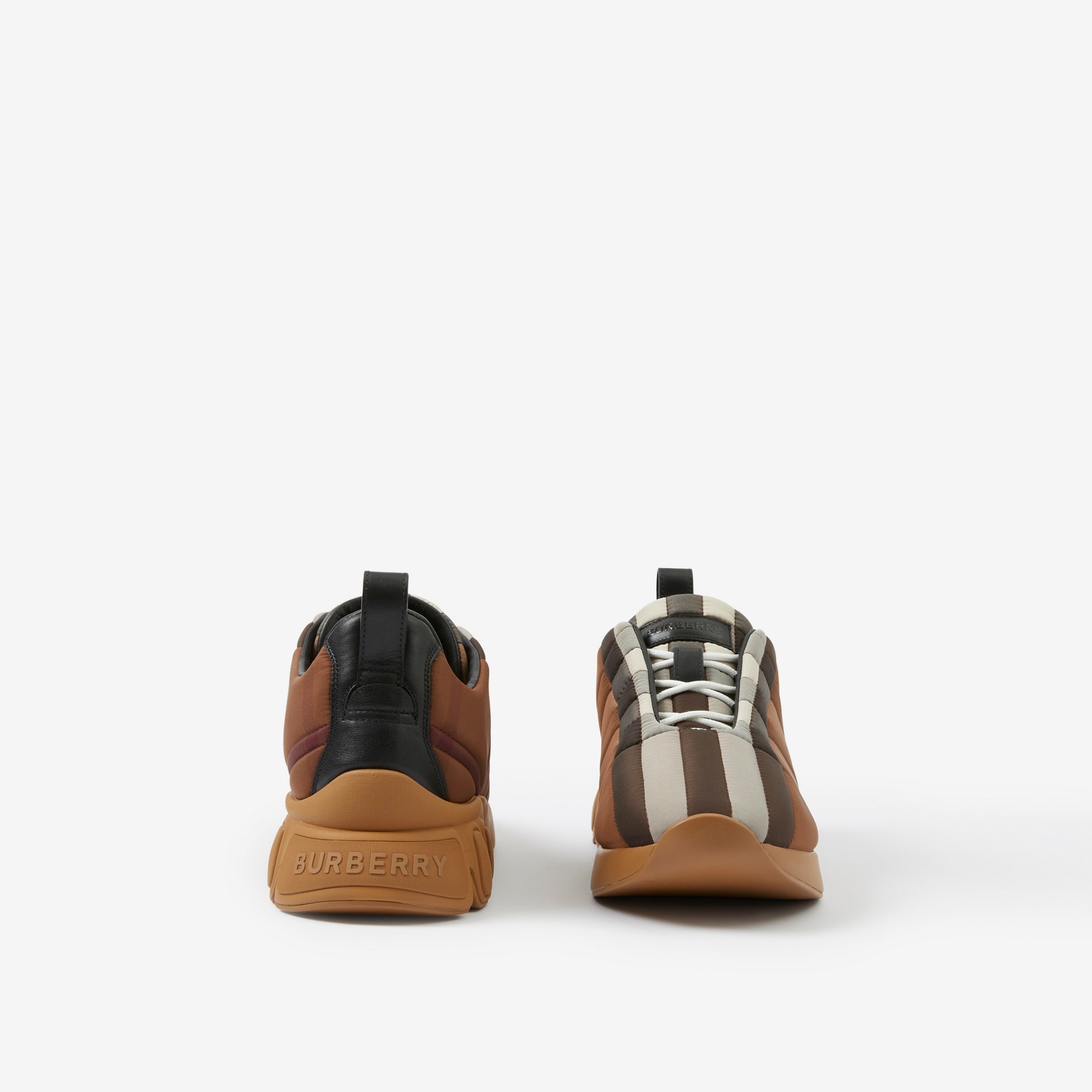 Quilted Nylon and Leather Classic Sneakers - 4