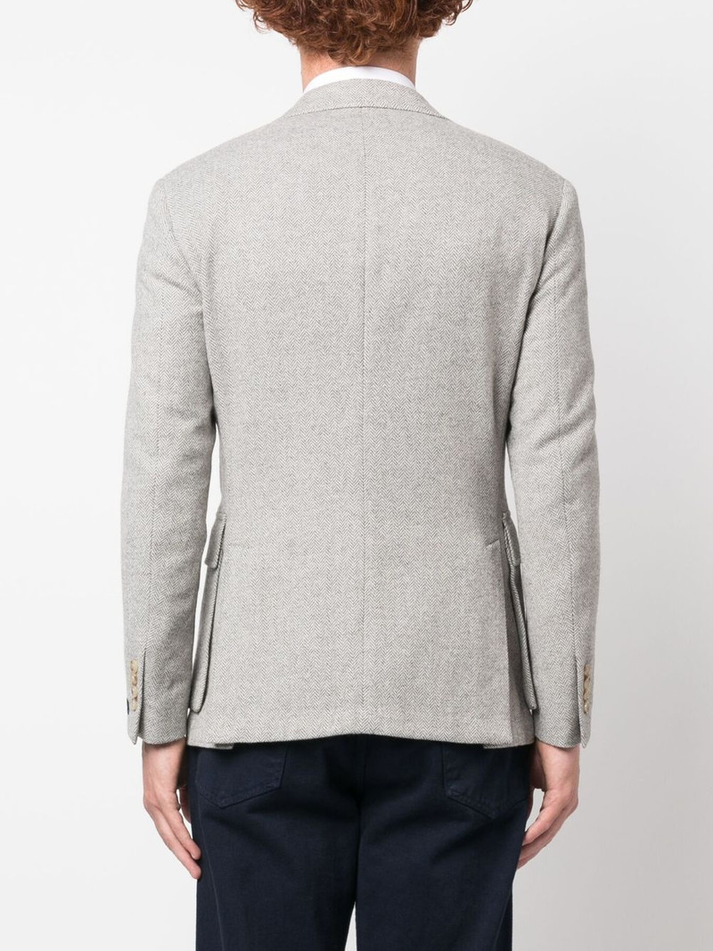 The RL67 herringbone-pattern blazer 4