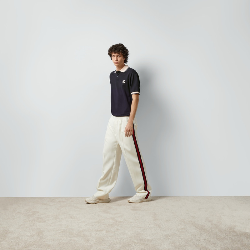 GUCCI Cotton polo shirt with Interlocking G outlook