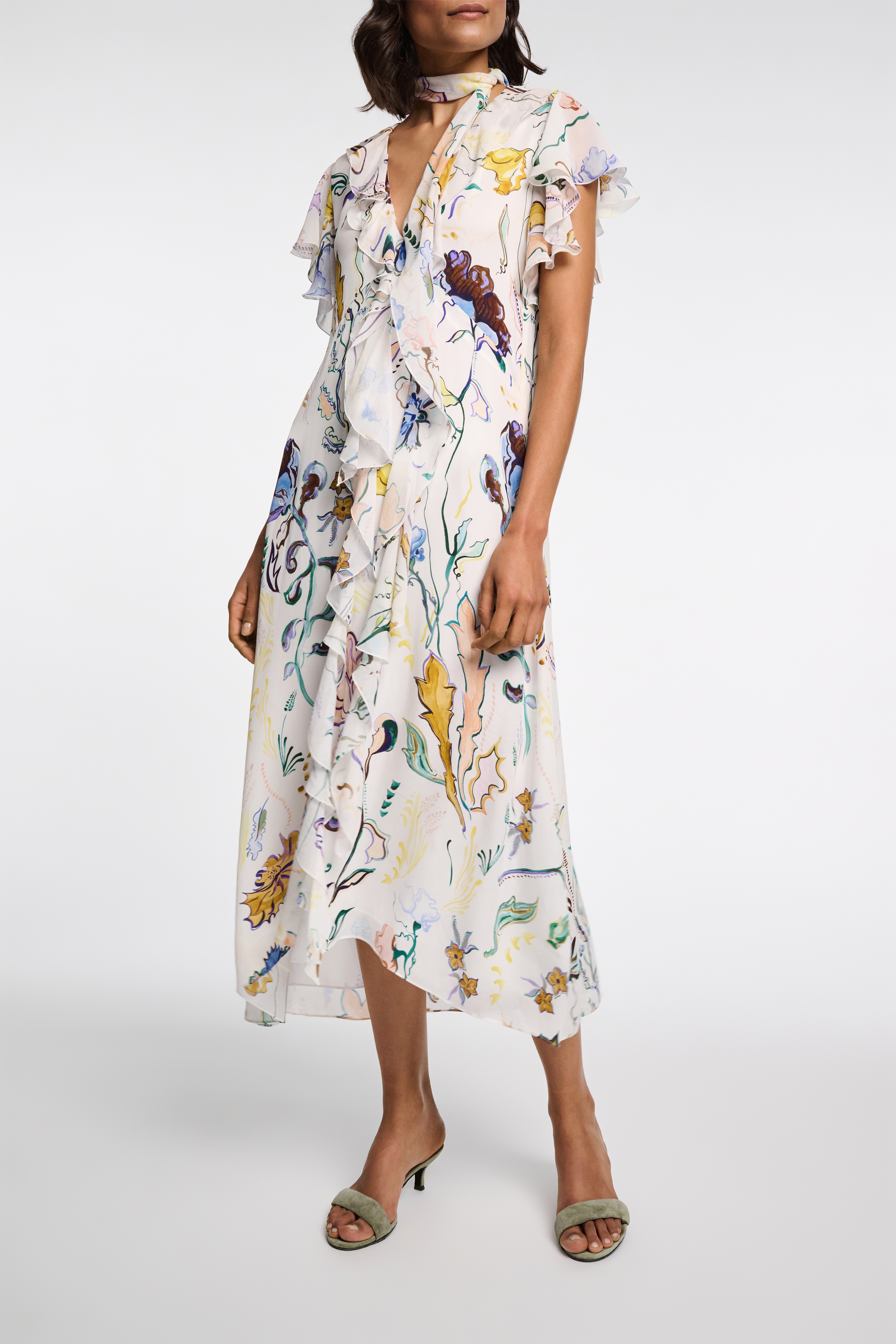 FLORAL TWIST dress - 3