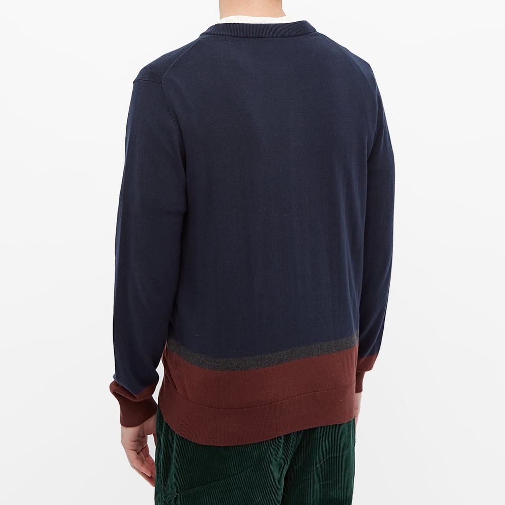 Paul Smith Zebra Panel Crew Knit - 4