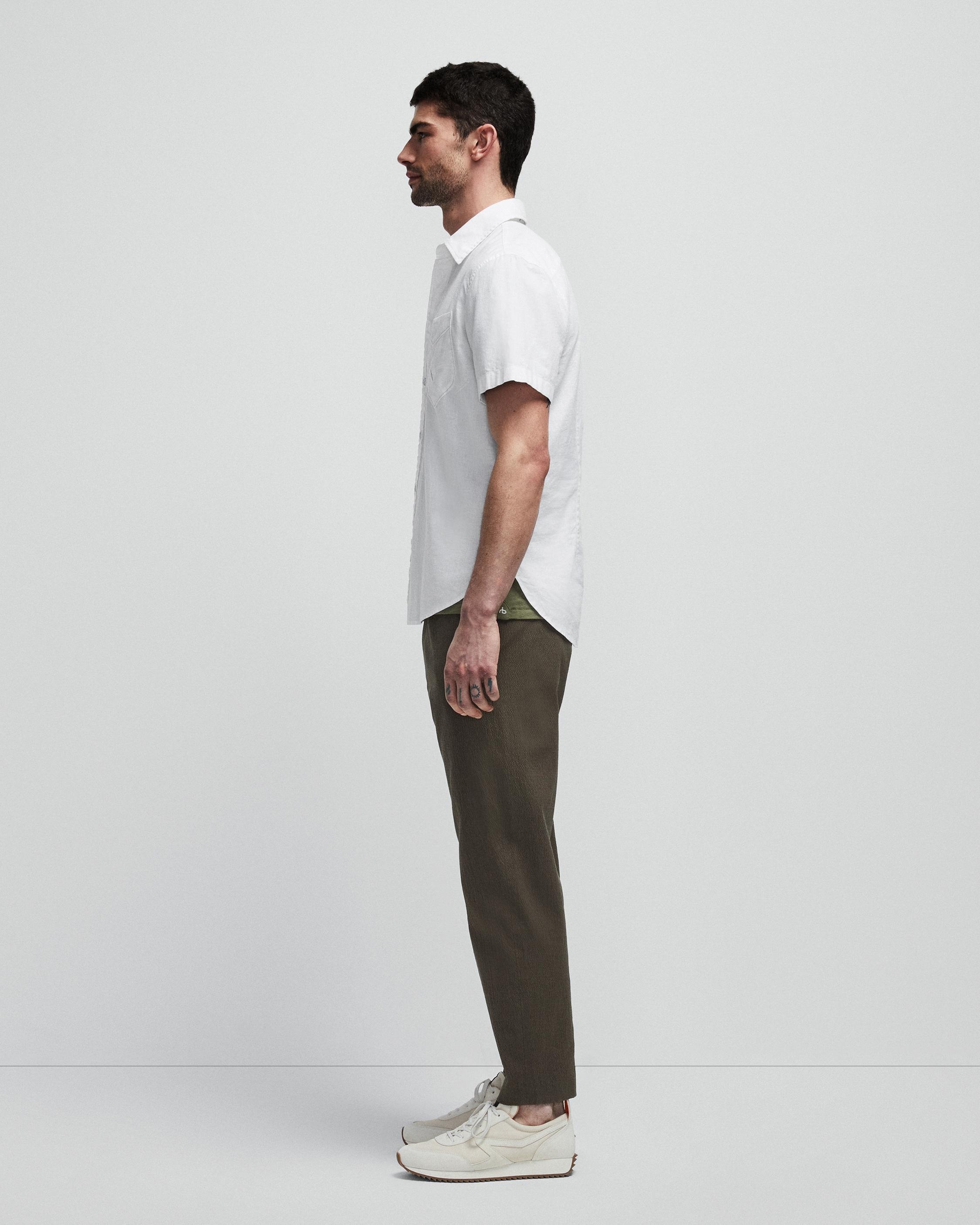 Arrow Hemp Cotton Shirt
Relaxed Fit Button Down Shirt - 5