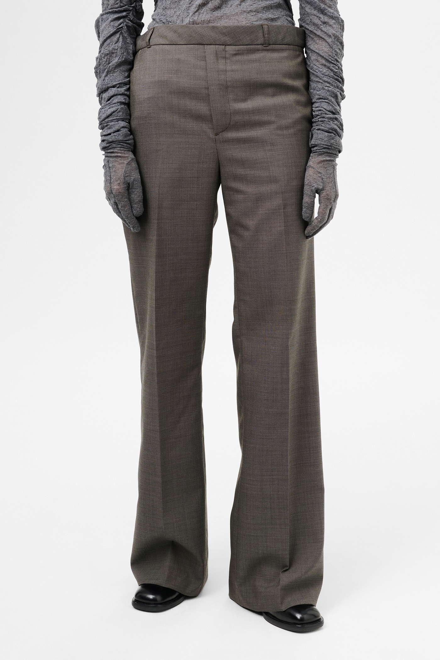 Our Legacy - Borrowed Chino Grey Atom Check Wool