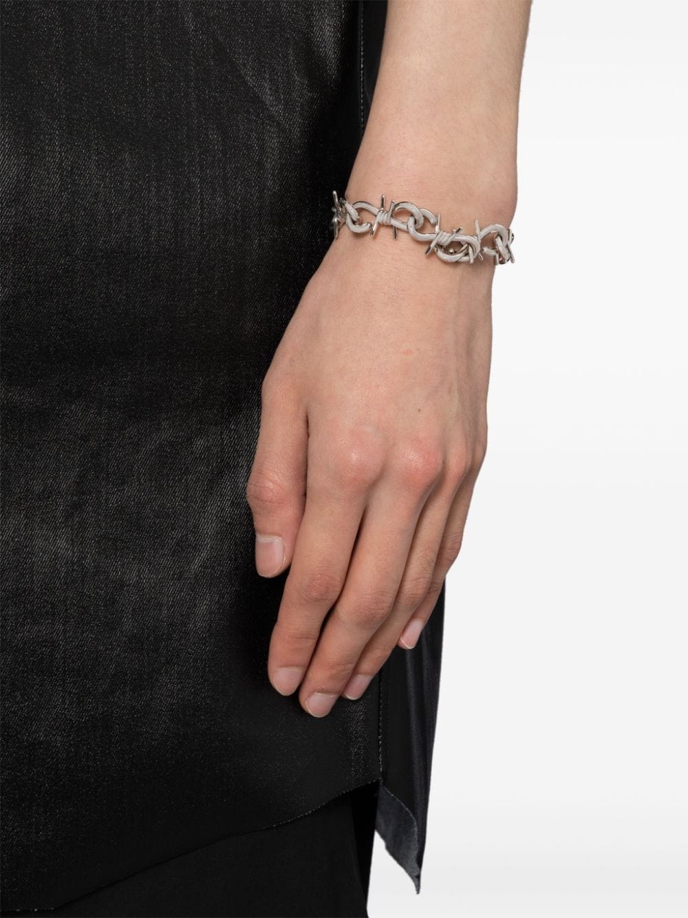 barbed wire-motif bracelet - 2