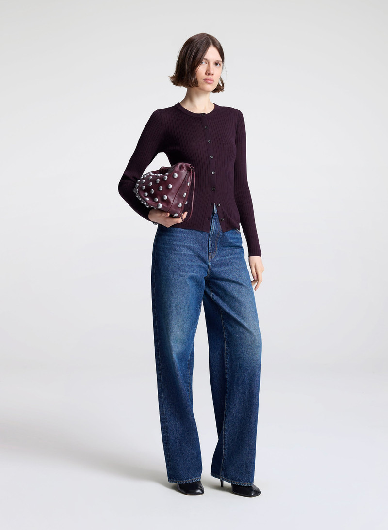 Fisher Fine Merino Knit Cardigan 4