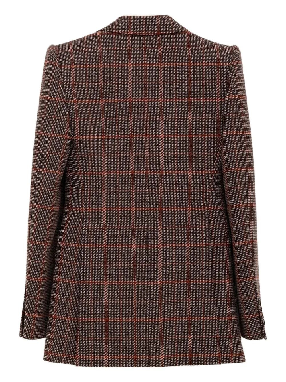 Check Wool Tailored Jacket - 2