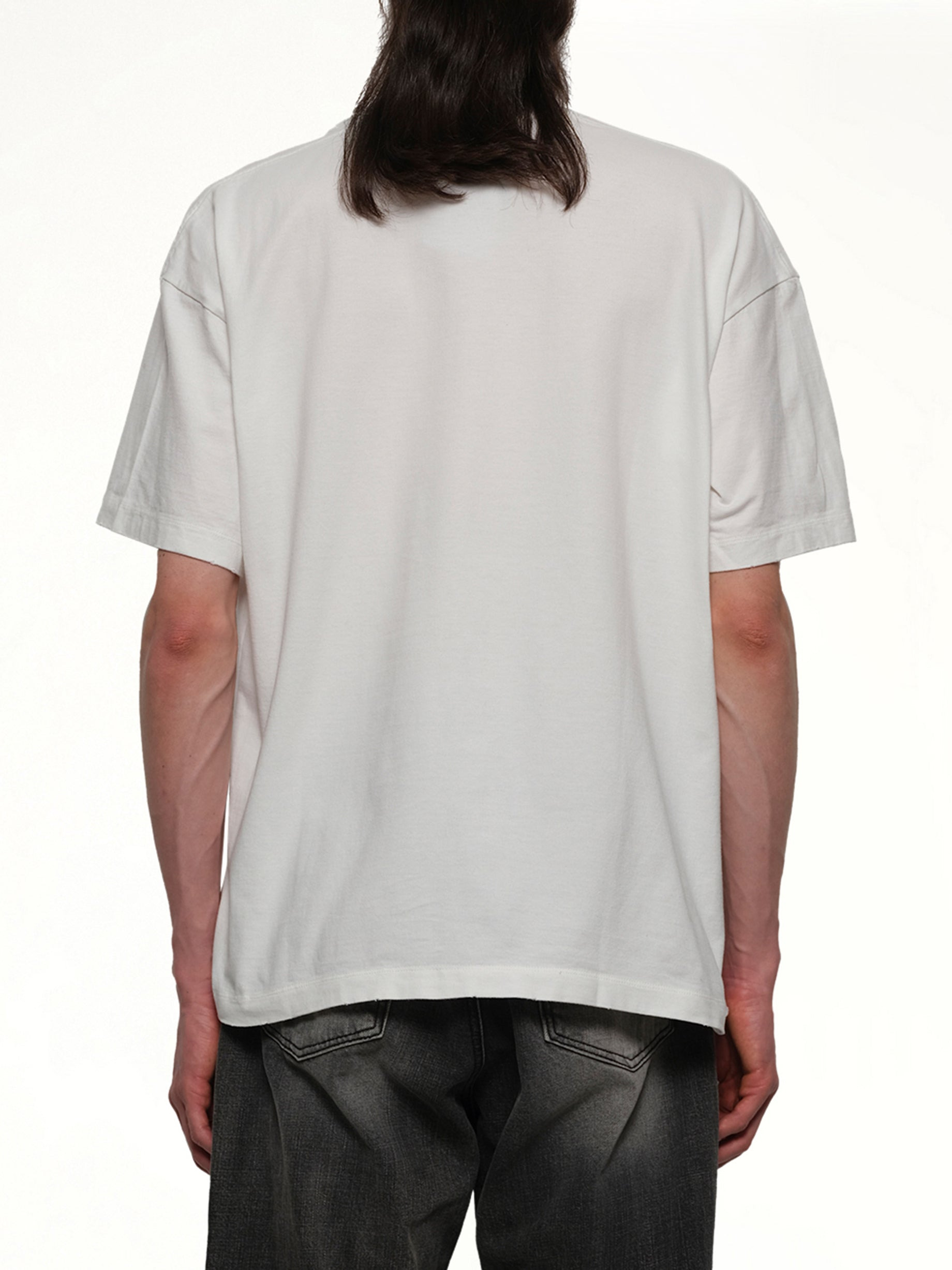 Villain Cover Print T-Shirt in White - 5