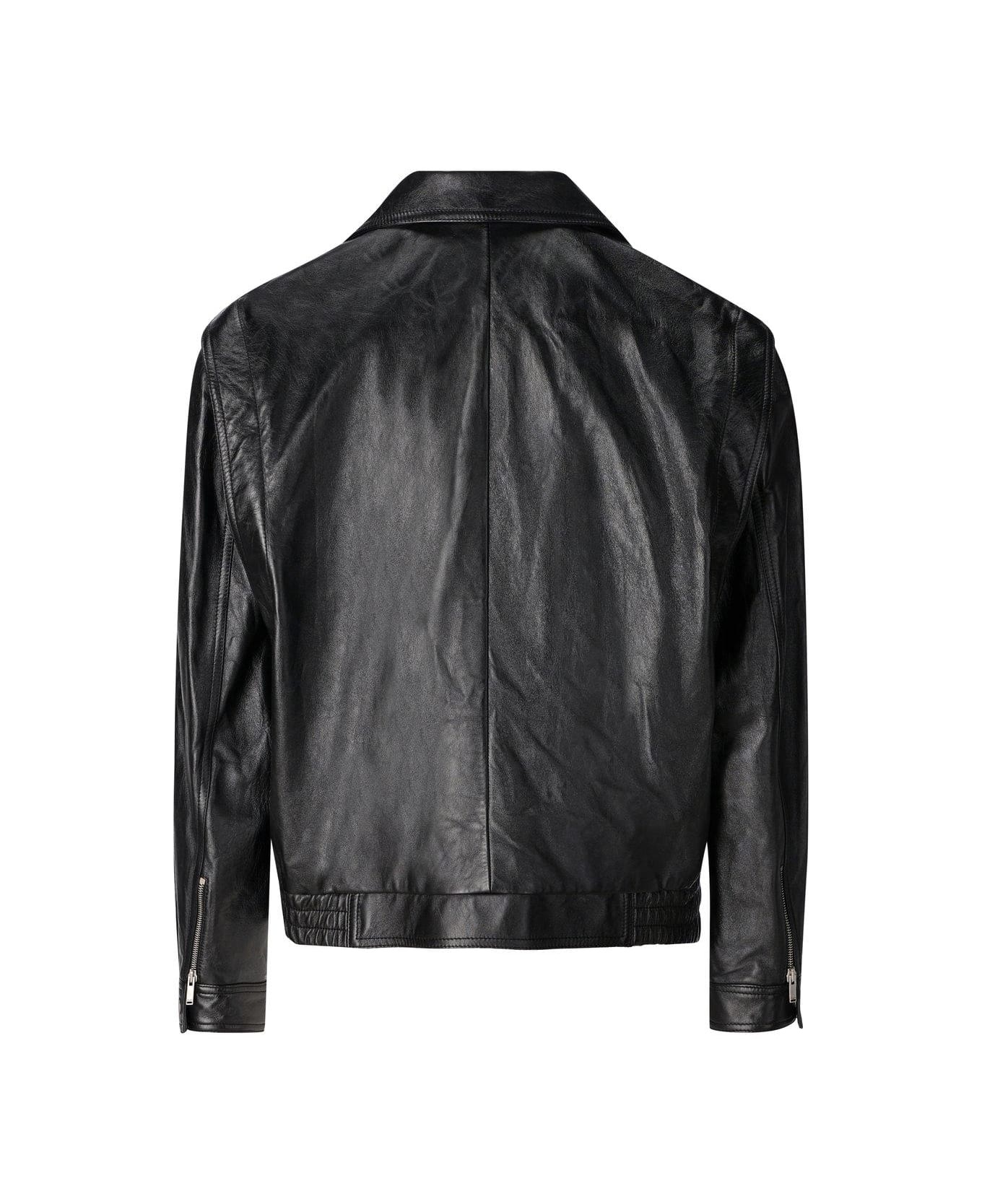 Biker Leather Jacket - 2