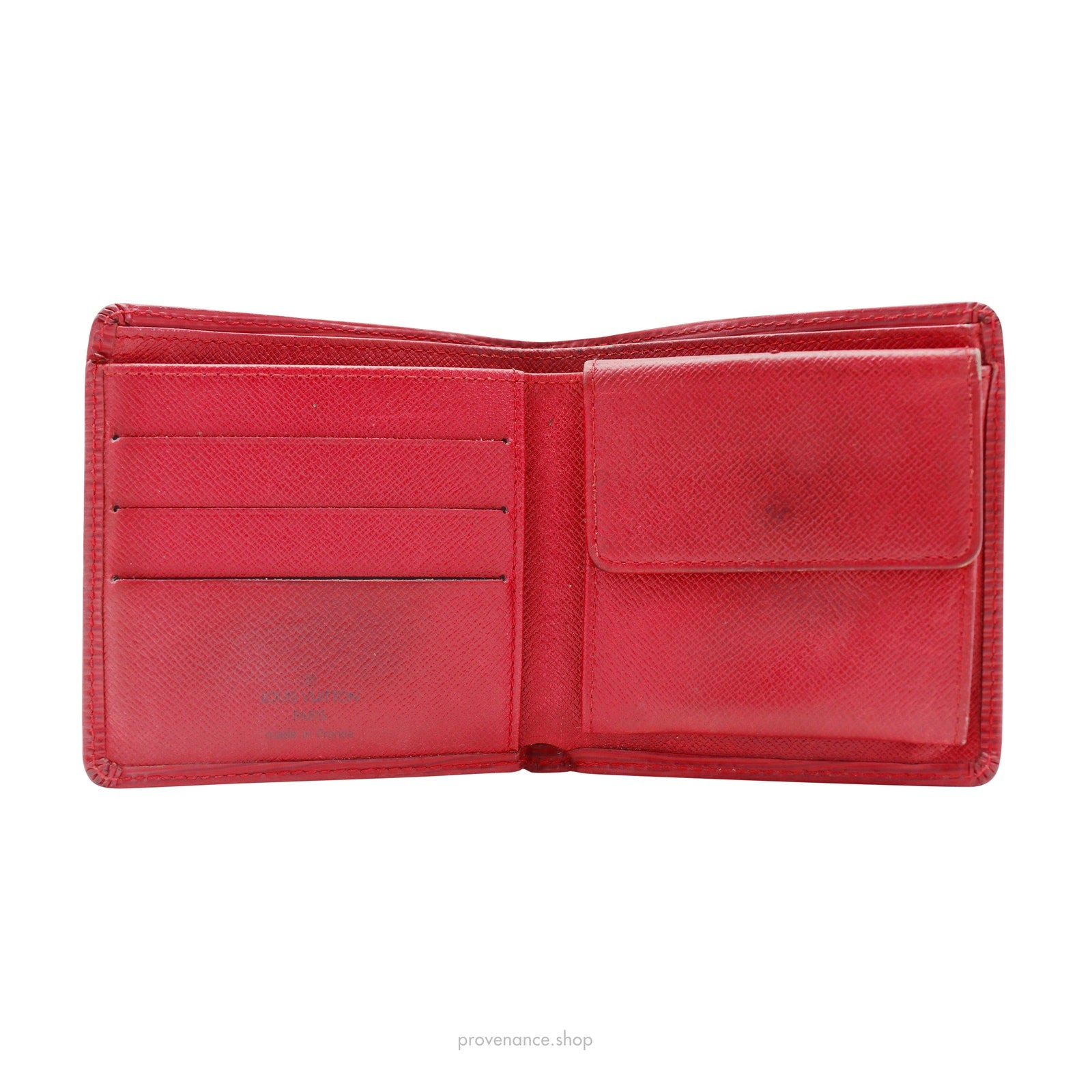Louis Vuitton Marco Wallet - Red Epi Leather - 5
