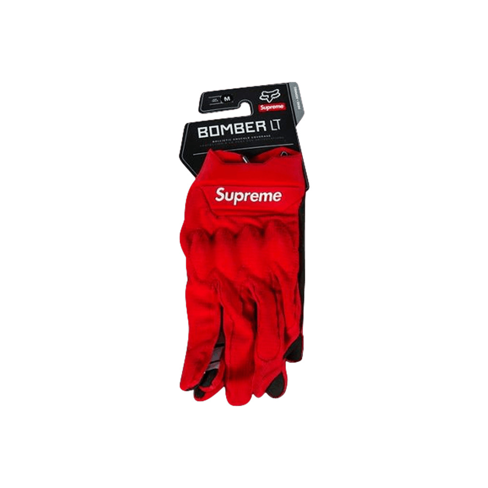 Supreme Supreme x Fox Racing Bomber Lt Gloves 'Red' | REVERSIBLE