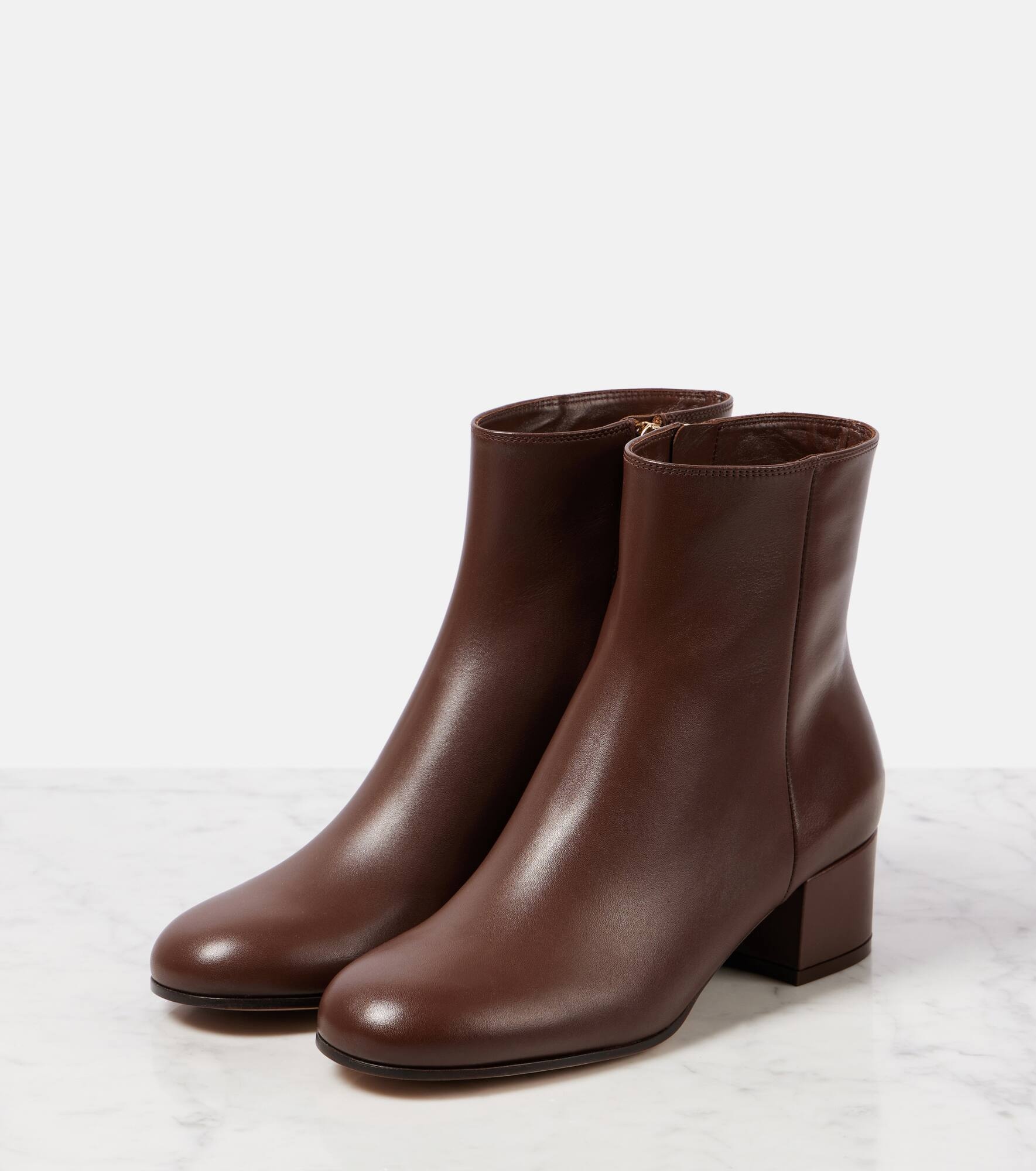 Joelle leather ankle boots - 4