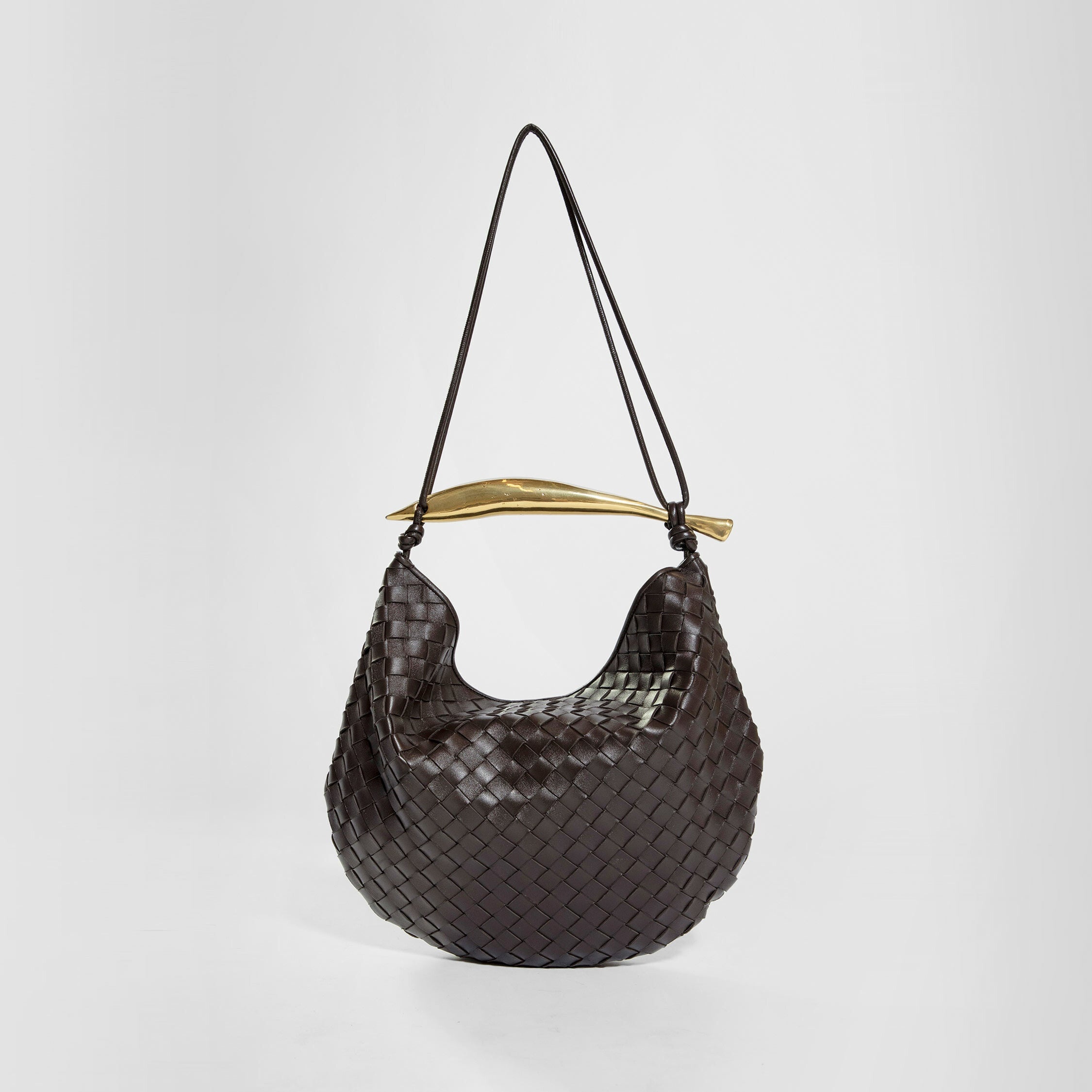 BOTTEGA VENETA WOMAN BLACK SHOULDER BAGS - 5