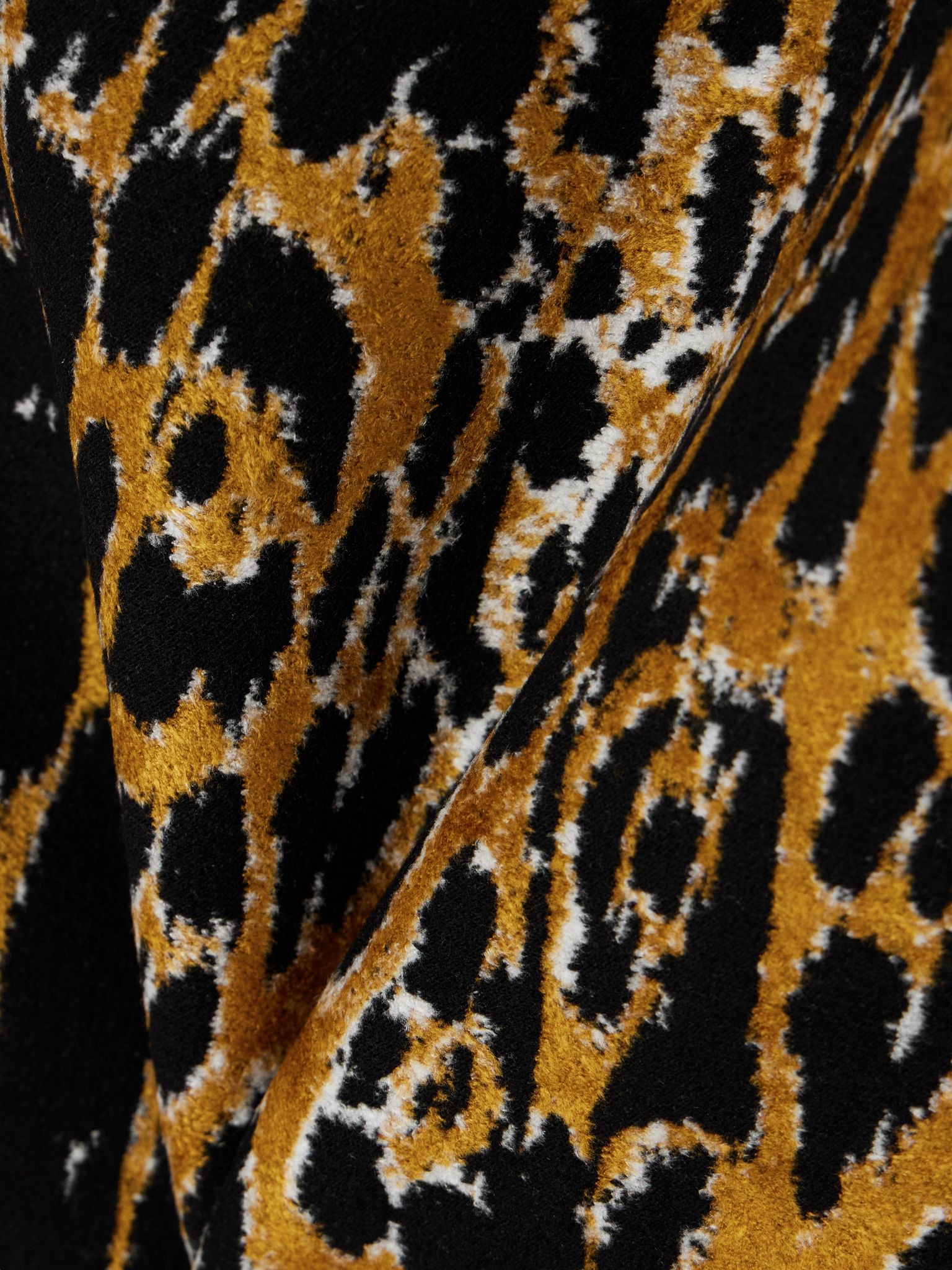 Leopard-jacquard mini skirt Leopard print - 4