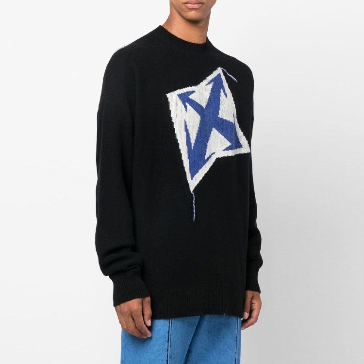 Off-White Arrows Intarsia Wool Jumper OMHE125F22KNI0021045 - 4