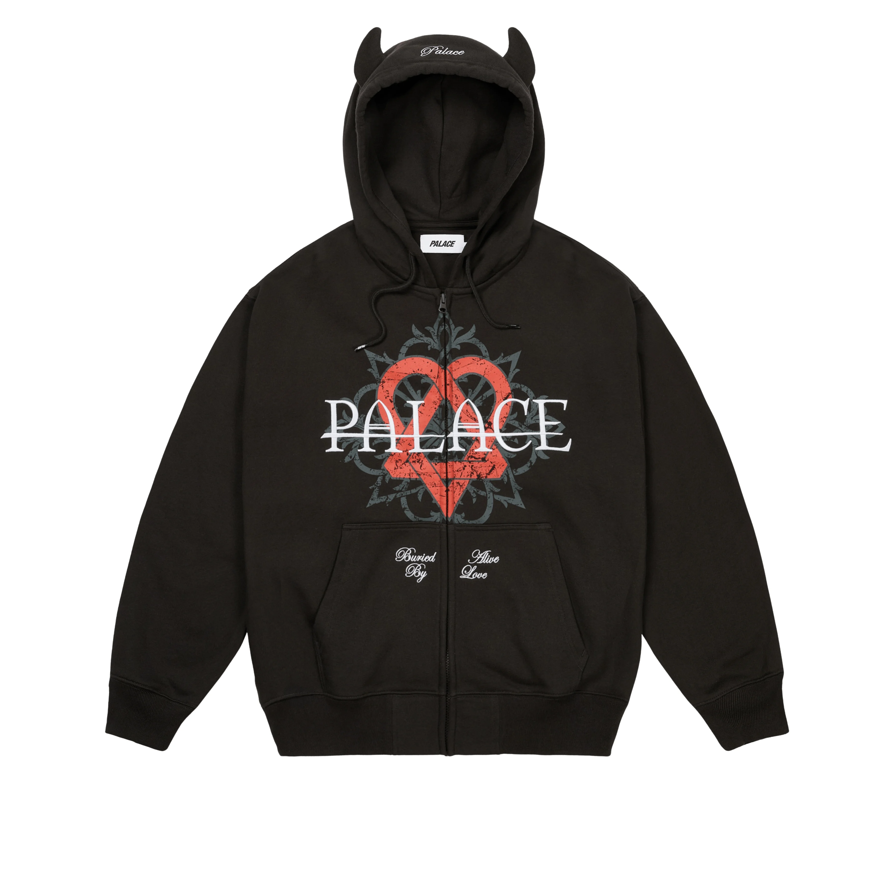 Palace Tri-Gram Hood 'Black' - 1