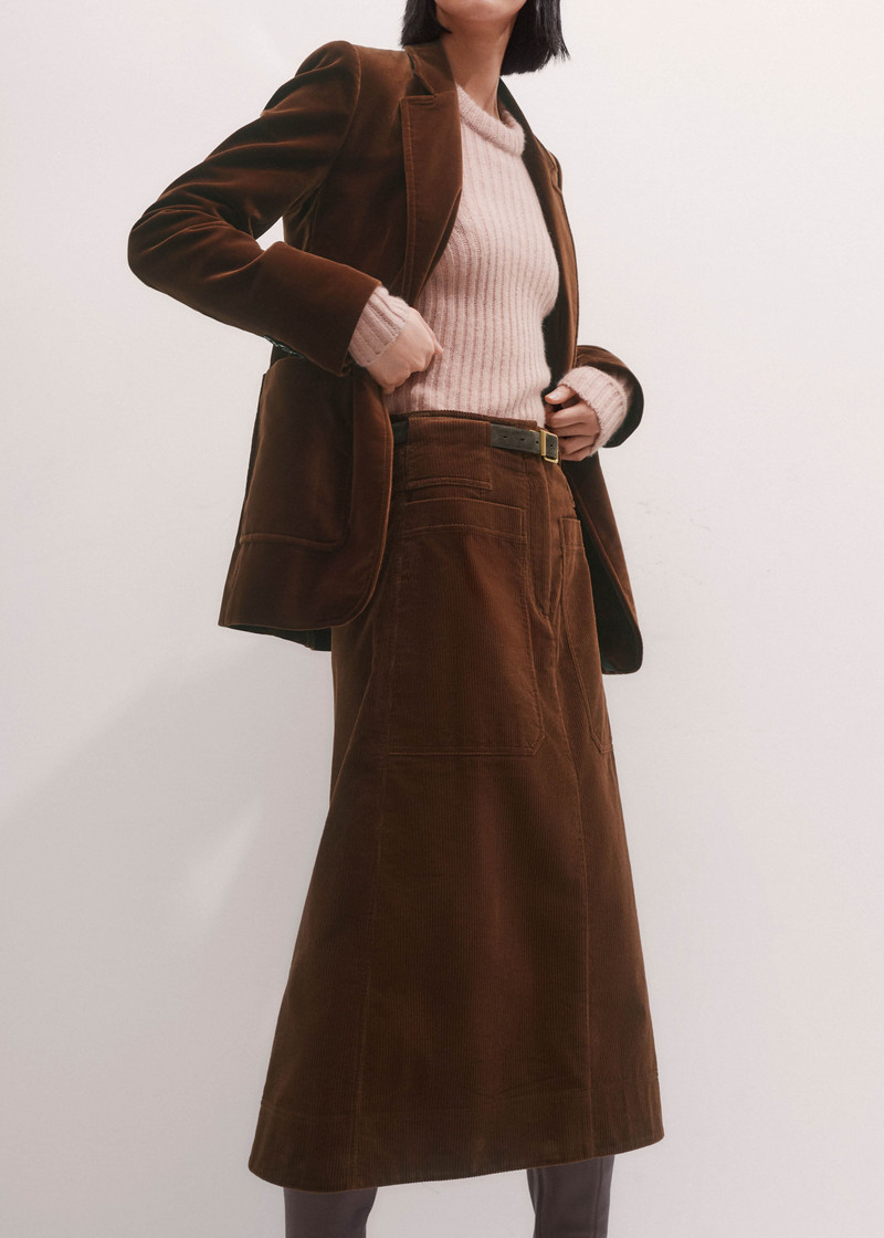 A-Line Midi Skirt 1