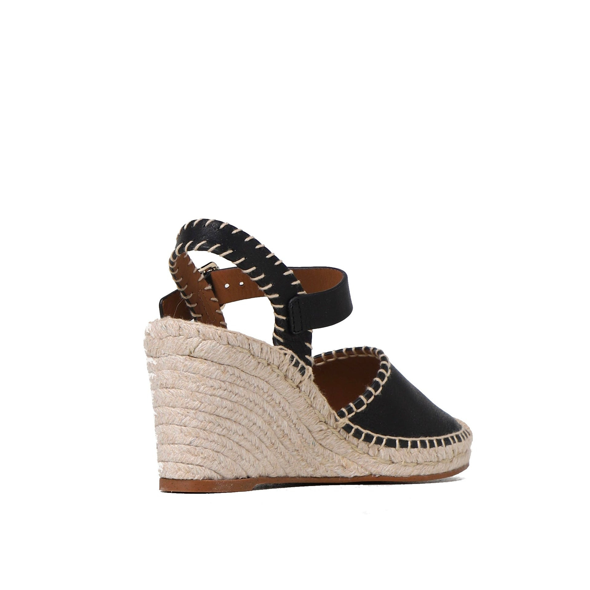 Chloe Leather Wedge Sandals Women - 3