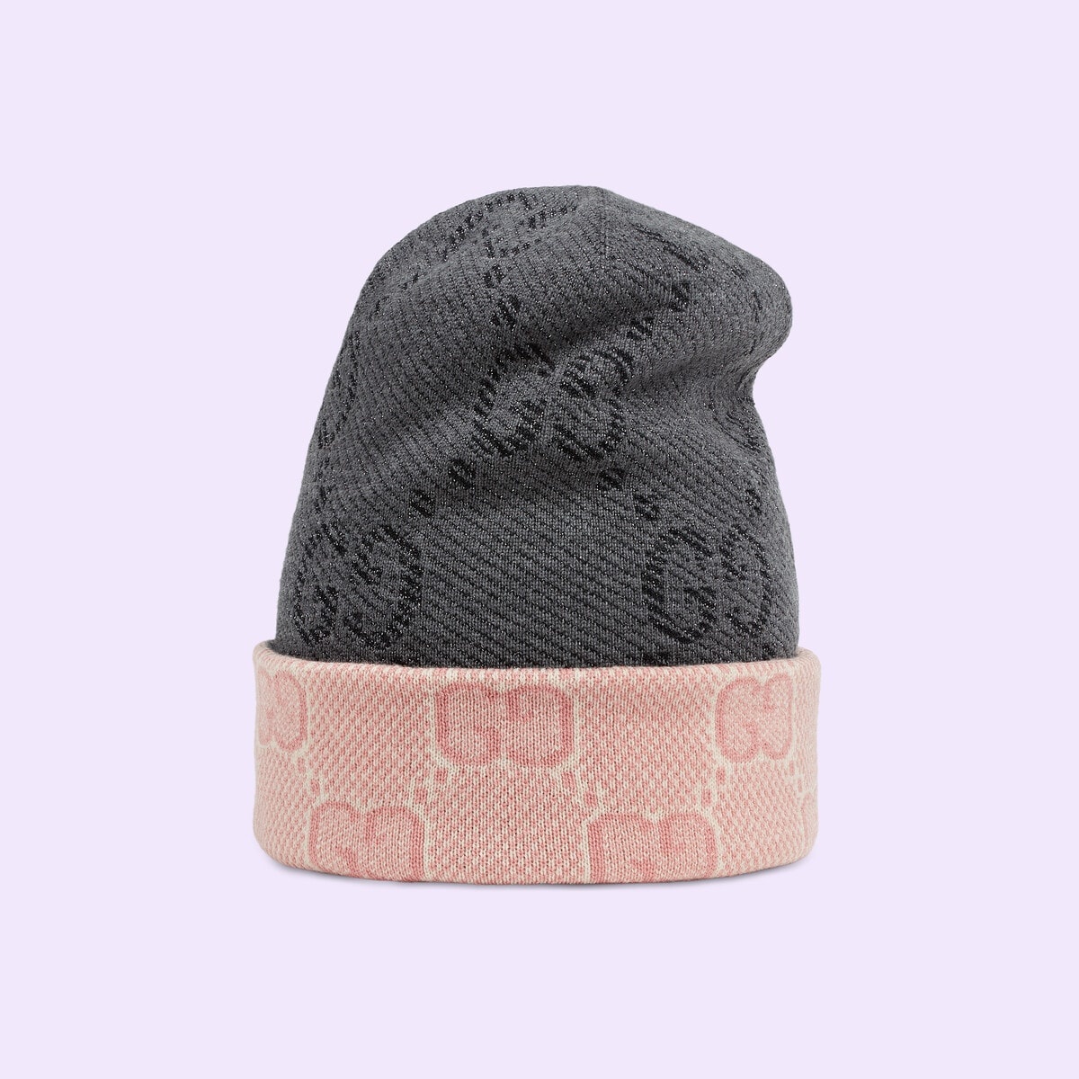 Reversible GG wool hat - 2