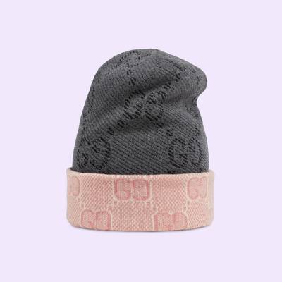 GUCCI Reversible GG wool hat outlook